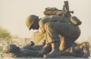 Combat Medic Memorial Statue, by Bill Walling