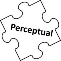 Perceptual puzzle piece 